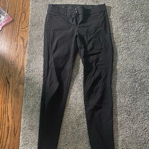 Candies Black Skinny Slacks (size: 3)